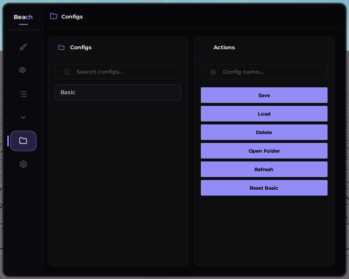 Configs